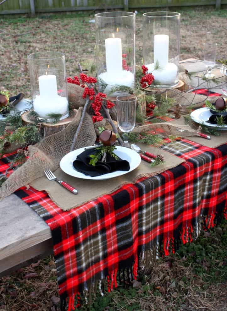 winter-table-plaid-ideas-patio-dining-how-to-rustic-dining-room