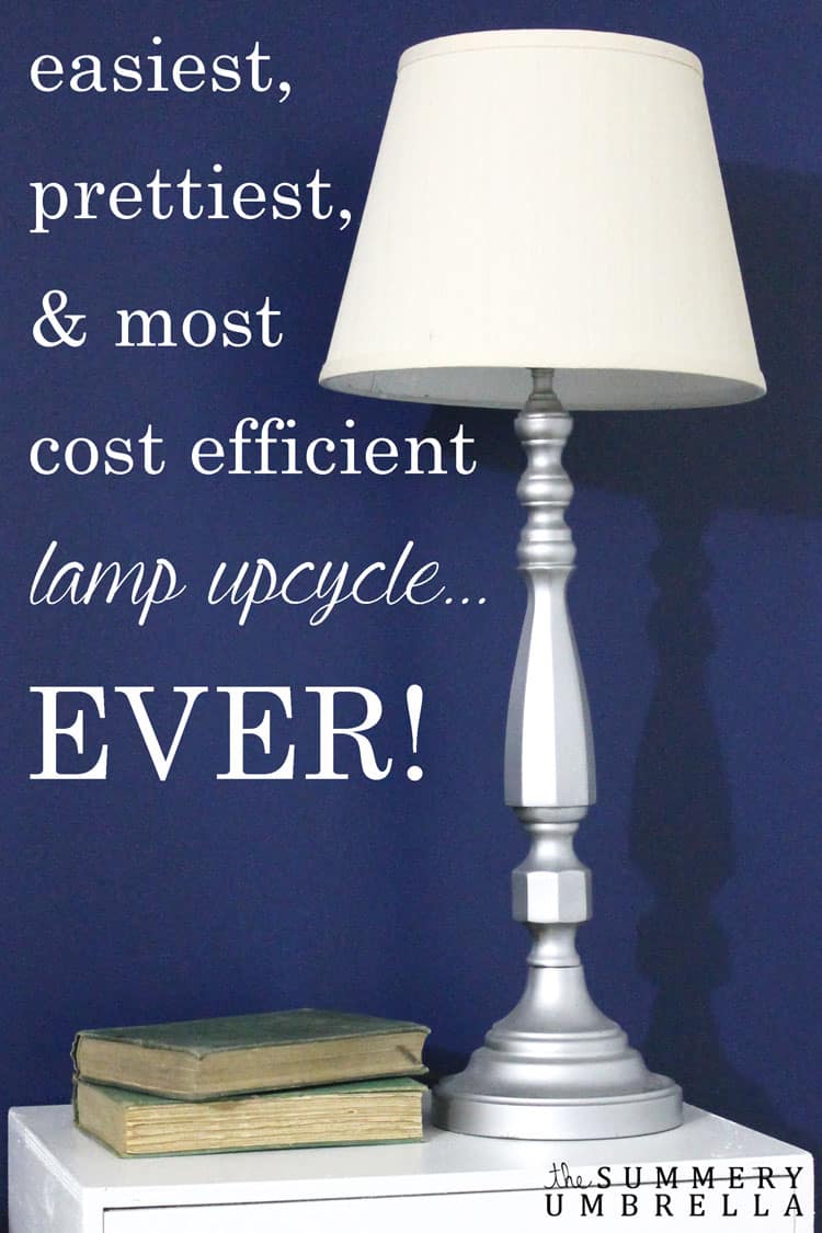 This is by far the easiest lamp upcycle EVER! All you need is a few simple items, and you too can create this gorgeous beauty right NOW!