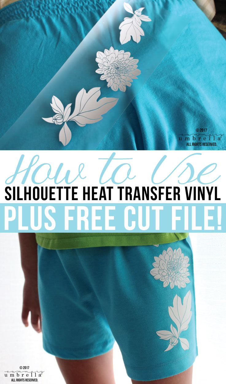 Have you always wanted to learn how to use heat transfer vinyl with fabric? Then you're in luck because today's tutorial is the one for you!