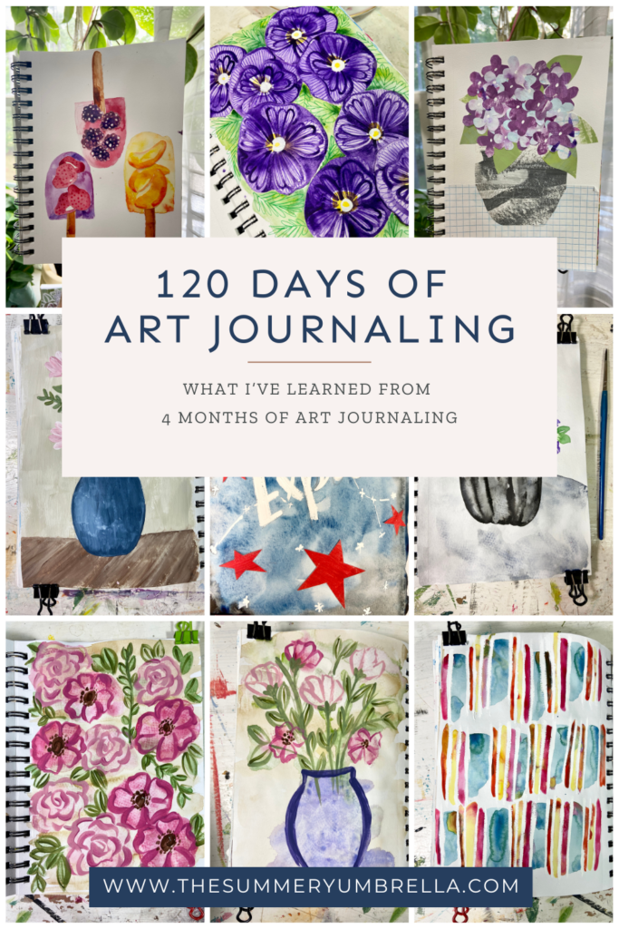 Uncover tranquility in 4 months of artistic self-discovery. Join us on a journey to finding inner peace through art journaling. #FindingInnerPeace #ArtJournaling 🎨✨