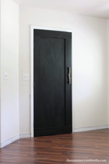 Super Simple DIY Reclaimed Wood Paneled Door Tutorial