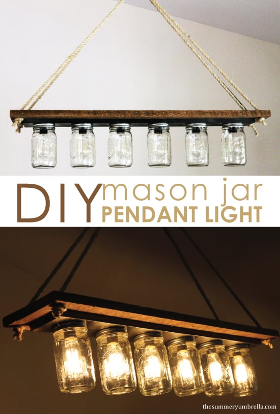 How To Make A Mason Jar Pendant Light Lz Cathcart