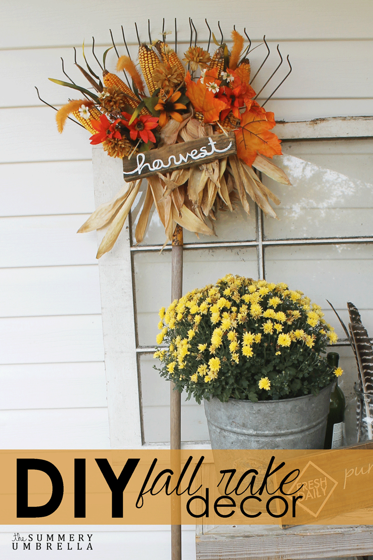 Looking for fun and festive fall decor ideas that won't break the bank? Look no further than your yard and a trusty rake! Our blog post features top DIY ideas to repurpose a rake for beautiful fall decor. From wreaths to wall art, these projects are easy to make and sure to impress. #DIYfalldecor #rakedecor #fallcrafts #autumndecor #budgetfriendly #homedecorideas #fallwreath #wallart #doityourself