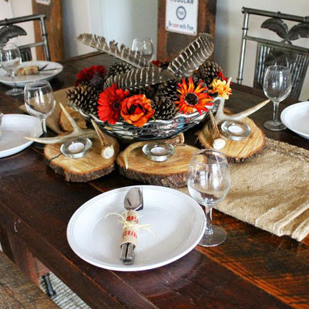 Gorgeous and Rustic Thanksgiving Table Ideas