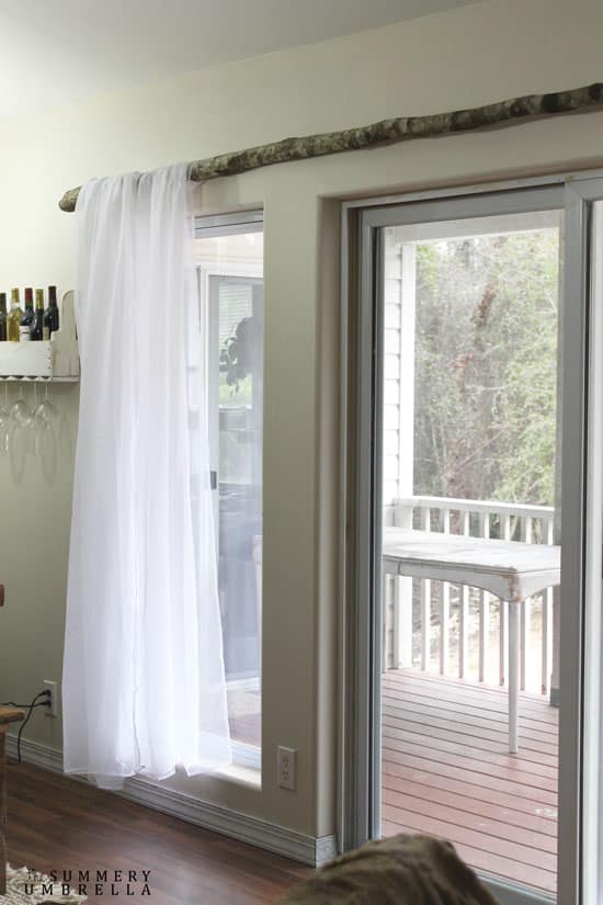 Diy Branch Curtain Rod For Any Room Of The House