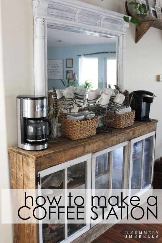 How To Make A Coffee Station Out Of Dresser Mirror Lz Cathcart How To Make A Coffee Station Out Of Dresser Mirror