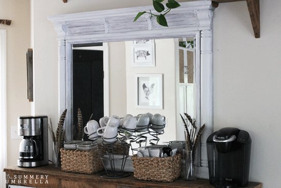 Coffee Station Repurposed Buffet - My Repurposed Life®