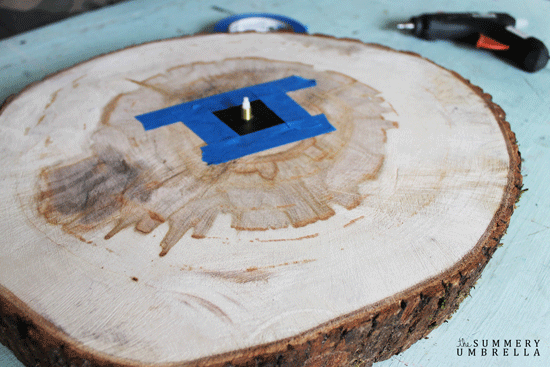 tree stump clock