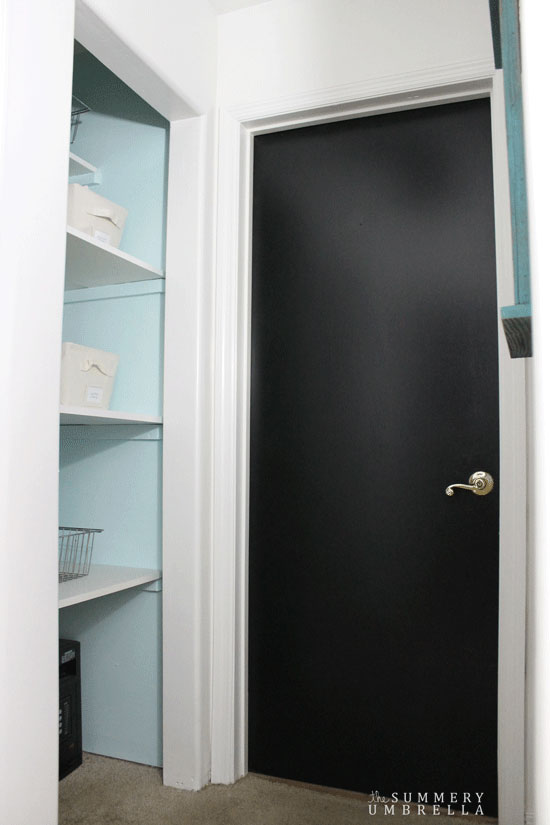 paint black interior doors for an instant sparkle!