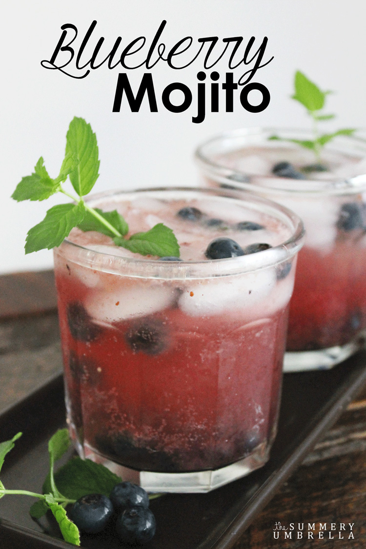 This blueberry mojito recipe is not only light and delicious it is also the perfect evening drink after a long day. Try out this recipe today!