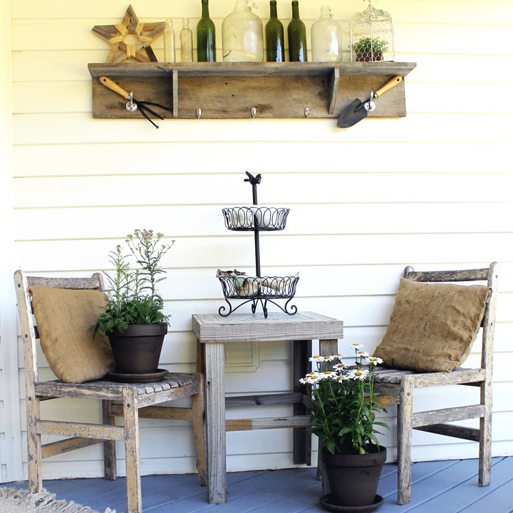 How to Create a Rustic Summer Front Porch