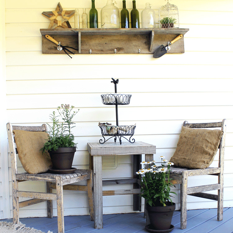 summer front porch decor