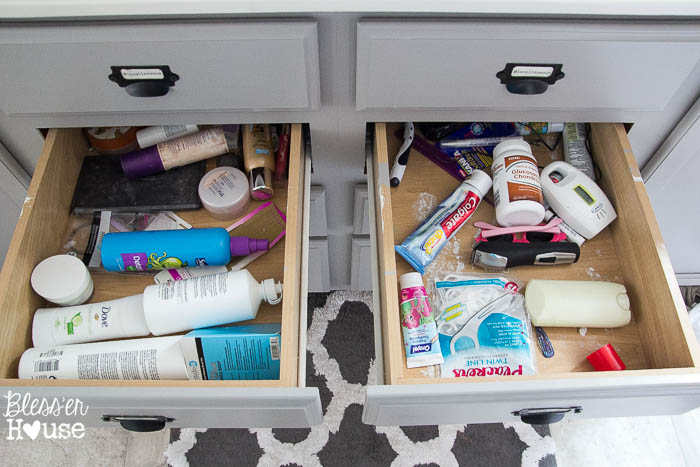 DIY Bathroom Drawer Organizer - Hazel + Gold Designs