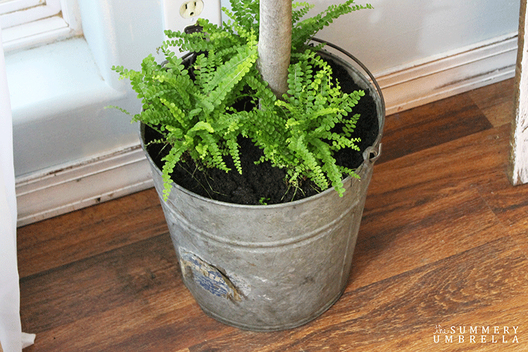 Making a lamp from a tree branch is easy, inexpensive, and requires only a few, simple materials