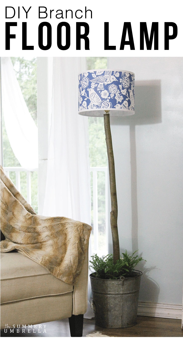 This DIY Branch Floor Lamp is not only beautiful, but incredibly easy to create as well. Let me show you how with just a few simple steps.