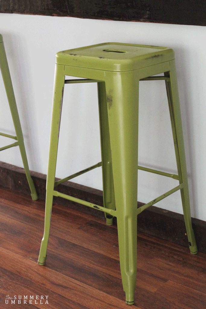 How to Paint and Distress Metal Bar Stools Like a Pro