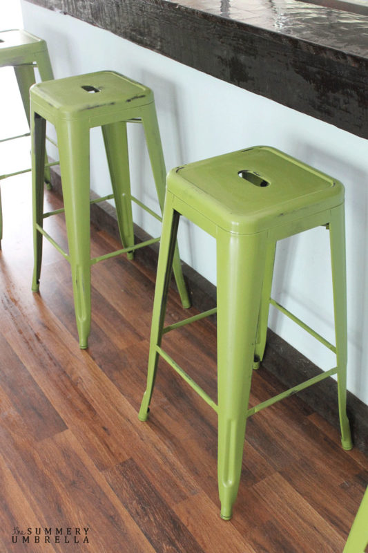 How to Paint and Distress Metal Bar Stools Like a Pro
