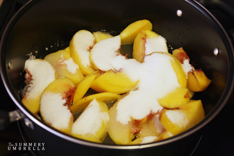 old fashioned peach cobbler