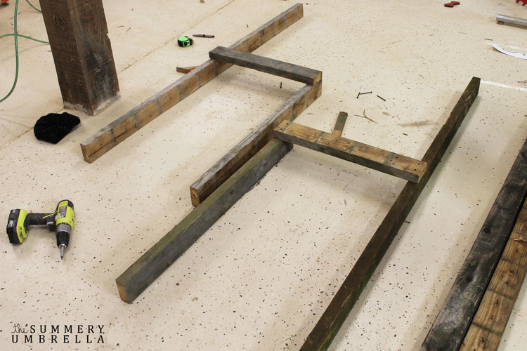 potting bench made from pallets