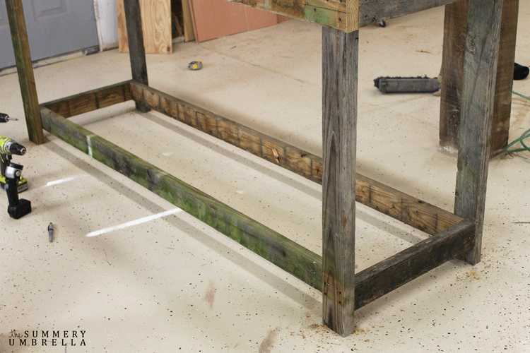 how to build a potting table