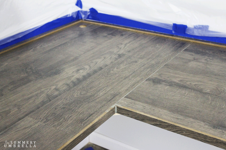 diy laminate flooring table top