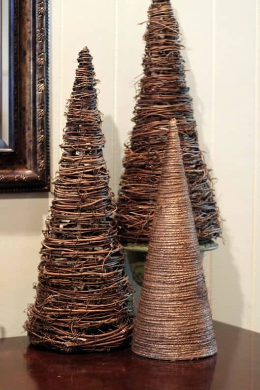 rustic christmas trees