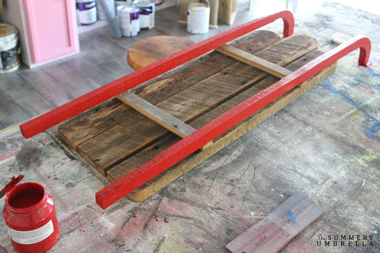 diy wooden sleed