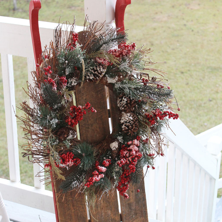 diy christmas sled