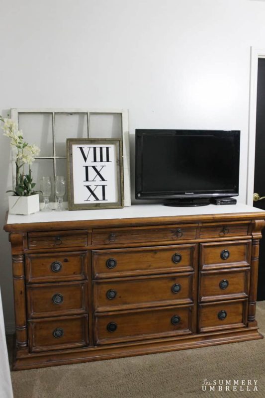 DIY Dresser Update Antiquing Power at its Finest! The Summery Umbrella