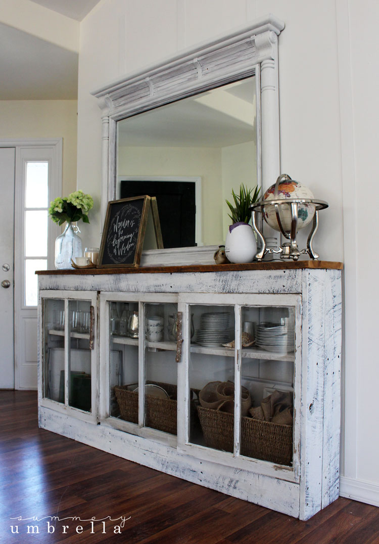 I say it all the time, but I'm going to say it again. I love the power of paint! I decided to give my rustic coffee station a makeover, and I'm in love.