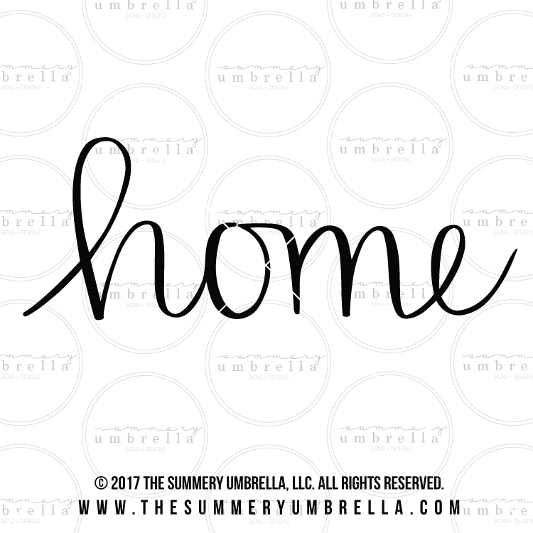 Home SVG Cut File ONLY | LZ Cathcart