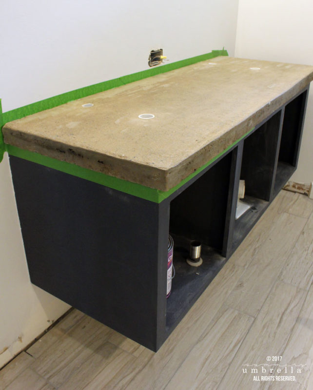 How to Quickly Seal a Concrete Countertop The Summery Umbrella