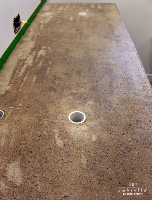 How to Quickly Seal a Concrete Countertop The Summery Umbrella