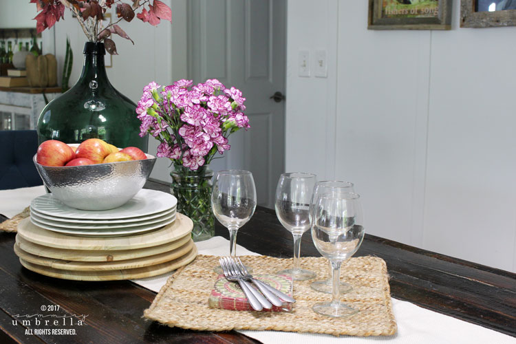 Create five different rustic fall tablescapes from just one! Let me show you how.