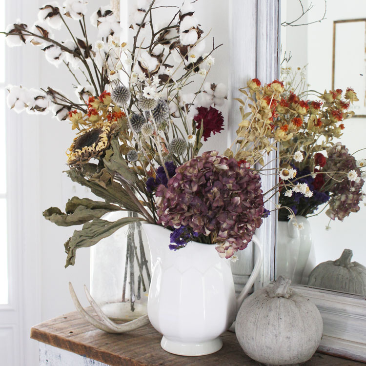 dried fall flowers