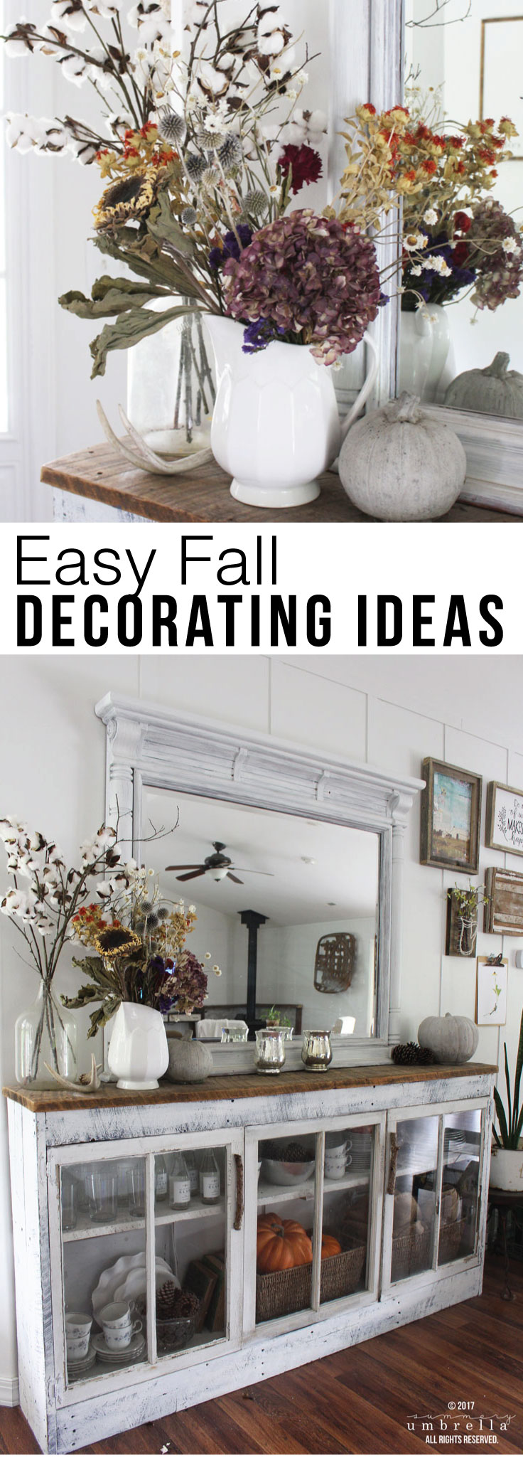 DIY Hanging Centerpiece for Your Fall Table 