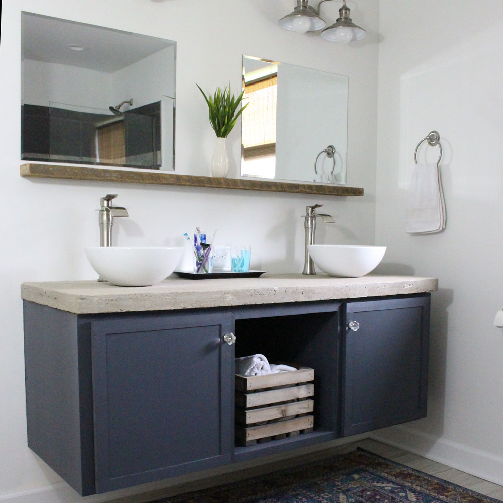 Industrial Chic: A Master Bathroom Remodel with a Modern Twist