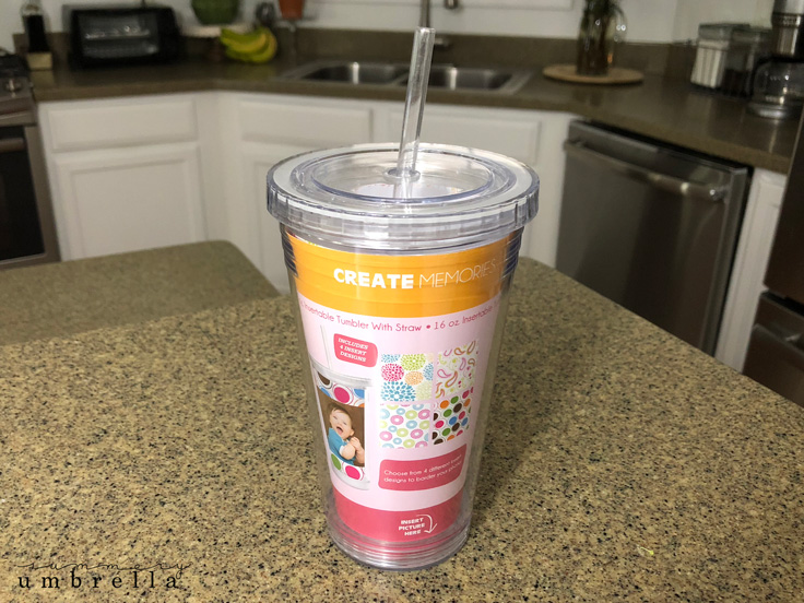 photo acrylic tumbler