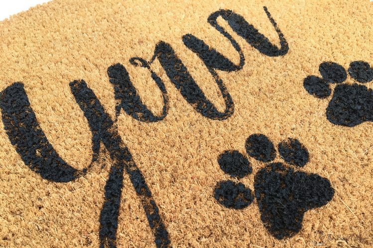 Download Easily Make This Wipe Your Paws DIY Personalized Doormat | LZ Cathcart