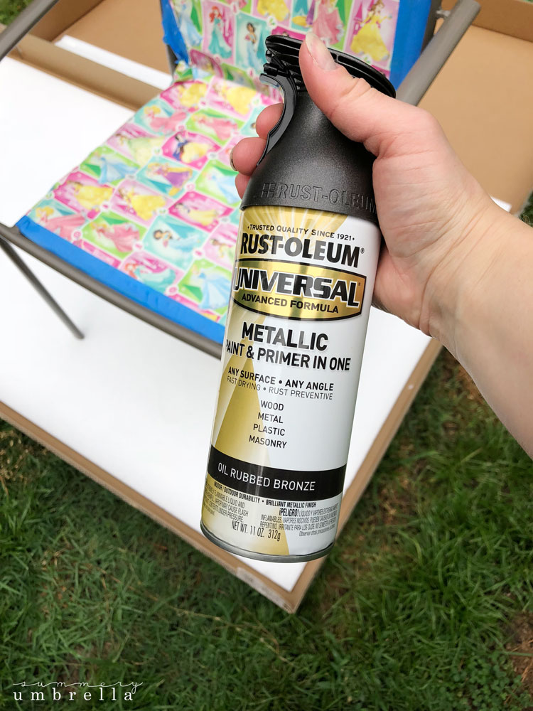 how to paint metal furniture 