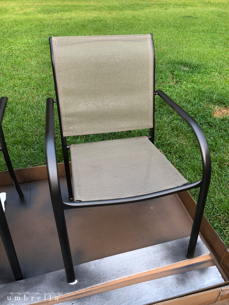 Spray Paint Patio Furniture