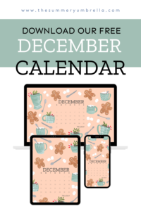 A Free December Calendar to Get You Through the Holidays