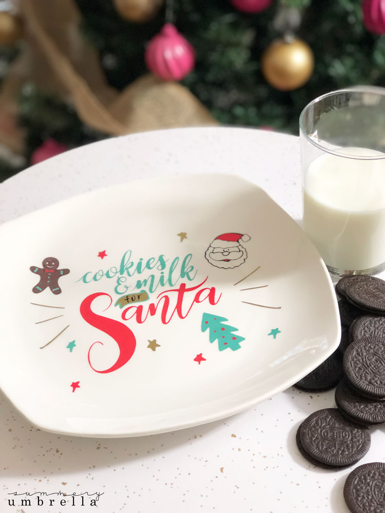 Download Diy Cookies For Santa Plate With Svg Design File Lz Cathcart PSD Mockup Templates