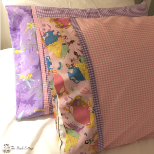 How to Sew a Pillowcase with Contrast Band by The Birch Cottage