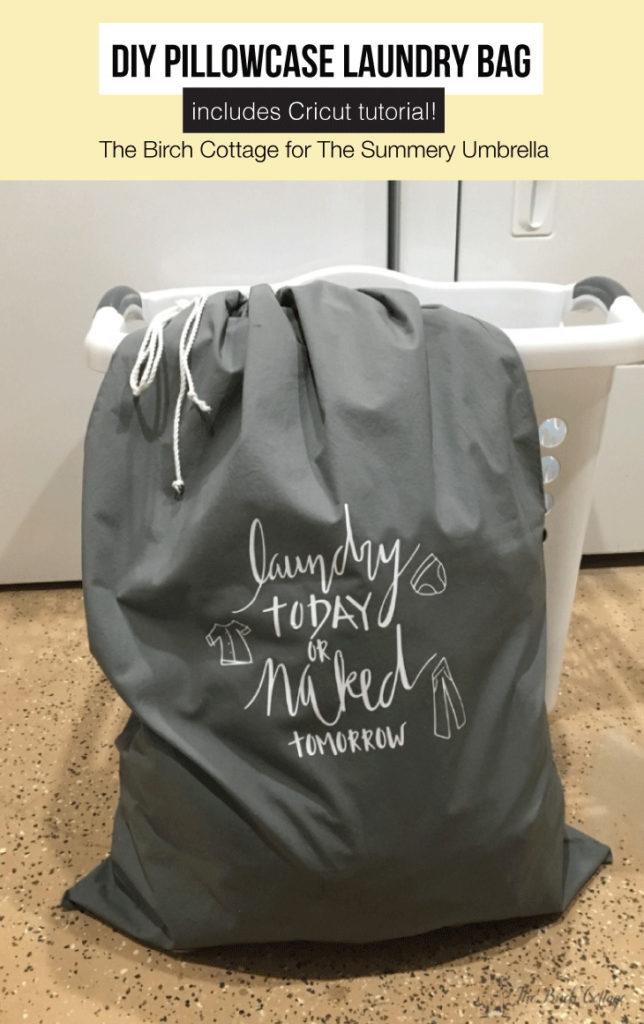 DIY Drawstring Travel Laundry Bag - Little Red Window