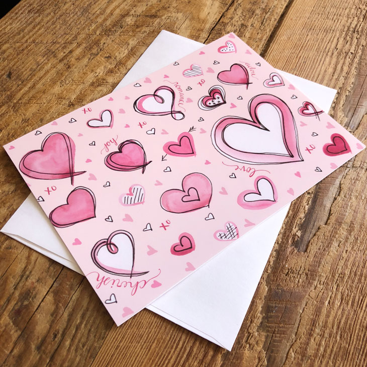 FREE Hand Drawn Printable Valentines Cards