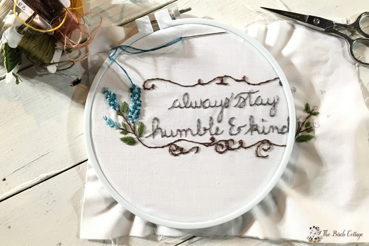 Transferring an image to create an embroidery pattern