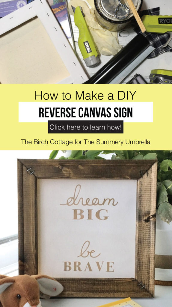 Reverse Canvas Signs for Fall 