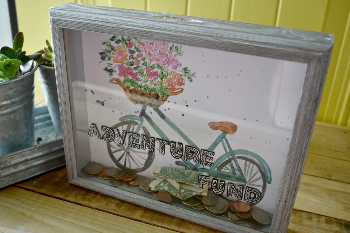 Make an Easy Shadow Box Coin Bank for Your Next Adventure