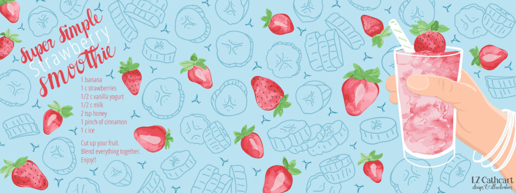 strawberry smoothie